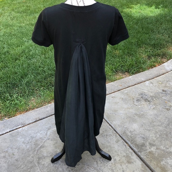 Marrakech Black Silk Back Jersey Dress - M - Picture 3 of 8